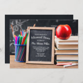 Einladung des Teacher's Desk Retirement Dinner (Vorne/Hinten)