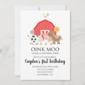 Einladung des Tierhalters mit Kuhdruck (Vorderseite)