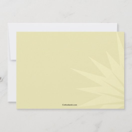 Einladung des Typ für Kampfkunst (Rückseite)