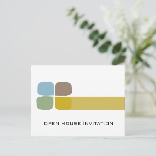 Einladung des Unternehmens (Stehend Vorderseite)