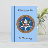 Einladung des US-Marshall-Dienstes zum Rücktritt (Stehend Vorderseite)