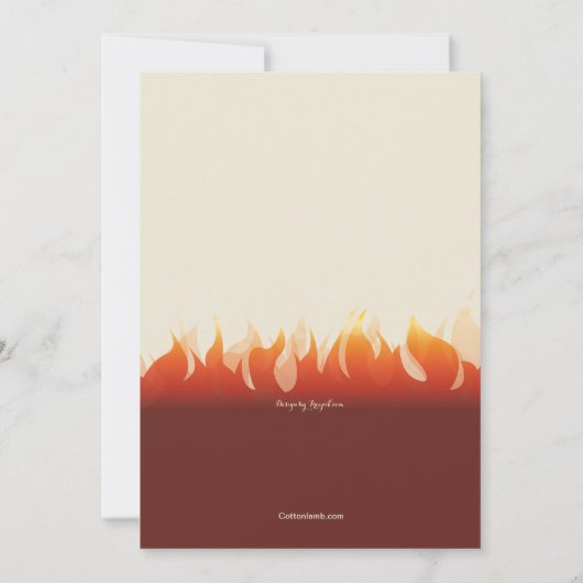 Einladung des Vaters zum Grilltag (Rückseite)