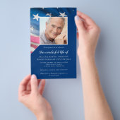 Einladung des Veteran Memorial Service PAPER US Fl Flyer (Handgriff)