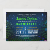 EINLADUNG DES VIDEOSPIELS Bar Mitzvah (Vorderseite)