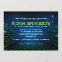 EINLADUNG DES VIDEOSPIELS Bar Mitzvah