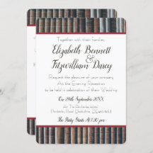 Einladung des Vintagen Bookcase Abends