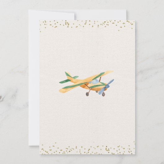 Einladung des Vintagen Flugzeugführers (Rückseite)