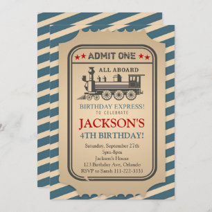 Einladung des Vintagen Zuges zum Geburtstag