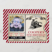 Einladung des Vintagen Zuges zum Geburtstag (Vorne/Hinten)