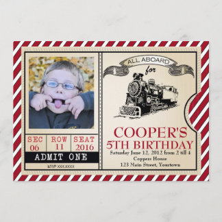 Einladung des Vintagen Zuges zum Geburtstag