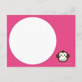 Einladung des Wangenaffen [pink] (Rückseite)