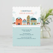 Einladung des Weihnachtsdorfes (Stehend Vorderseite)