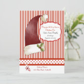 Einladung des Weihnachtsmanns (Stehend Vorderseite)