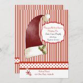 Einladung des Weihnachtsmanns (Vorne/Hinten)