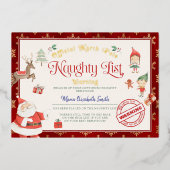 Einladung des Weihnachtsmanns (Vorderseite)