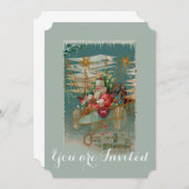 Einladung des Weihnachtsmanns und seiner Phantasti (Vorne/Hinten)