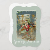 Einladung des Weihnachtsmanns und seiner Phantasti (Vorne/Hinten)