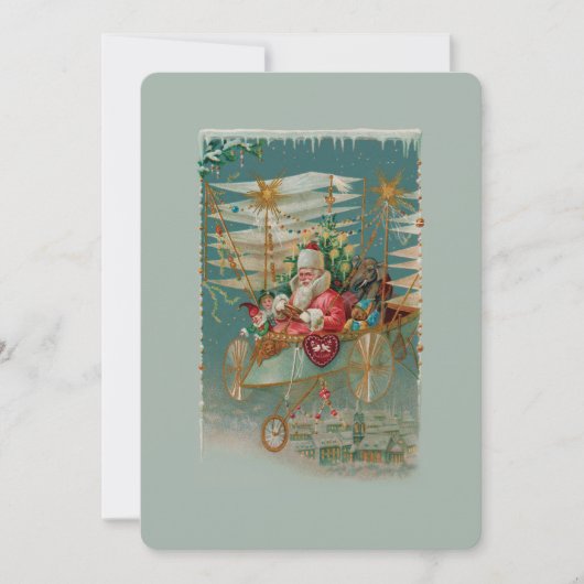 Einladung des Weihnachtsmanns und seiner Phantasti (Vorderseite)