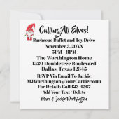 Einladung des Weihnachtswerkstättes (Rückseite)