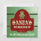 Einladung des Weihnachtswerkstättes (Vorderseite)