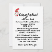 Einladung des Weihnachtswerkstättes (Rückseite)