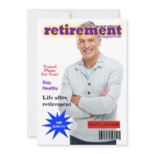 Einladung des Zeitschrift Retirement Cover