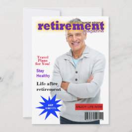 Einladung des Zeitschrift Retirement Cover