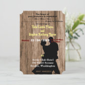 Einladung des Zimmermanns zur Hochzeit (Stehend Vorderseite)