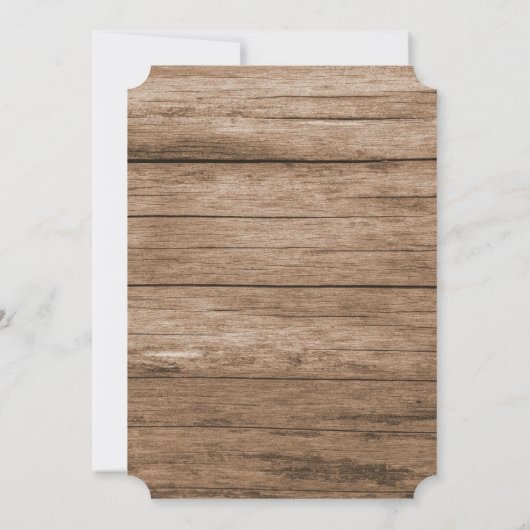 Einladung des Zimmermanns zur Hochzeit (Rückseite)