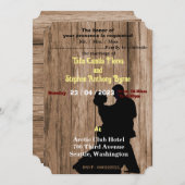 Einladung des Zimmermanns zur Hochzeit (Vorne/Hinten)