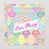 Einladung des Zuckerschäkels für den Toten Damast (Vorne/Hinten)