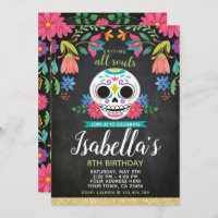 Einladung Dia de Los Muertos Birthday