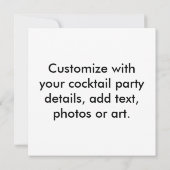 Einladung - Diamanten und Martinis (Rückseite)