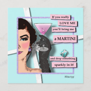 Einladung - Diamanten und Martinis