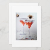 EINLADUNG "DINNER UND GETRÄNKE" ODER "COCKTAIL PAR (Vorne/Hinten)