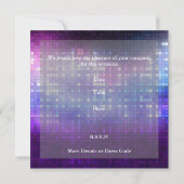 Einladung Disco Dance Party Retro (Rückseite)