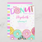 Einladung Donut Birthday, Donut (Vorne/Hinten)