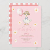 Einladung einer Albernen GänseGeburtstagsparty (Vorne/Hinten)