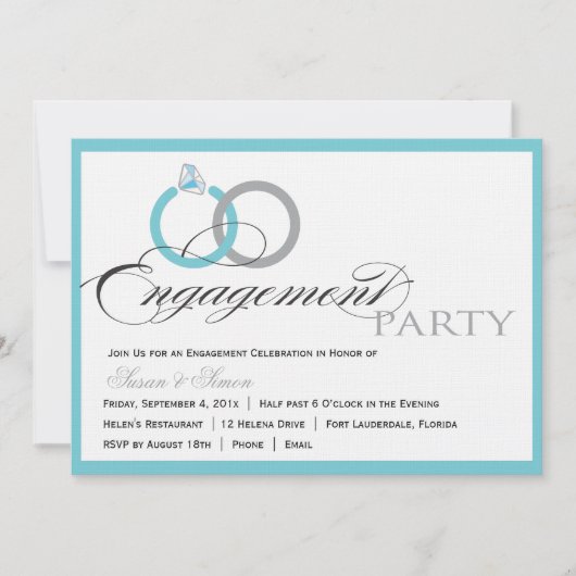 Einladung einer Blue Script-Gruppe (Vorderseite)