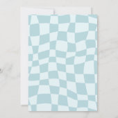 Einladung einer Coolen Babe zum ersten Geburtstag (Rückseite)