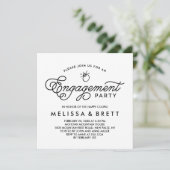 Einladung einer einfachen modernen Interessengrupp (Stehend Vorderseite)