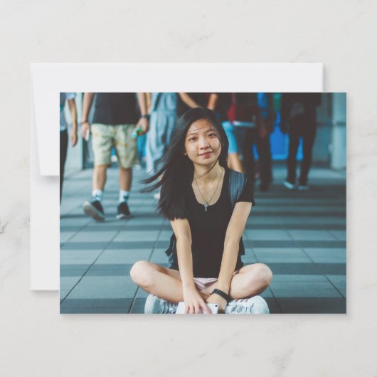 Einladung einer einfachen Seniorengruppe (Rückseite)