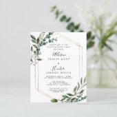 Einladung einer eleganten Bewerbungspartei (Stehend Vorderseite)