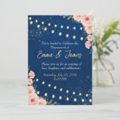 Einladung einer eleganten Bewerbungspartei (Stehend Vorderseite)