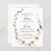 Einladung einer eleganten Bewerbungspartei (Vorne/Hinten)