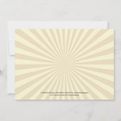 Einladung einer eleganten Vintagen Interessengrupp (Rückseite)