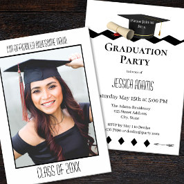 Einladung einer Foto-Graduierungspartei