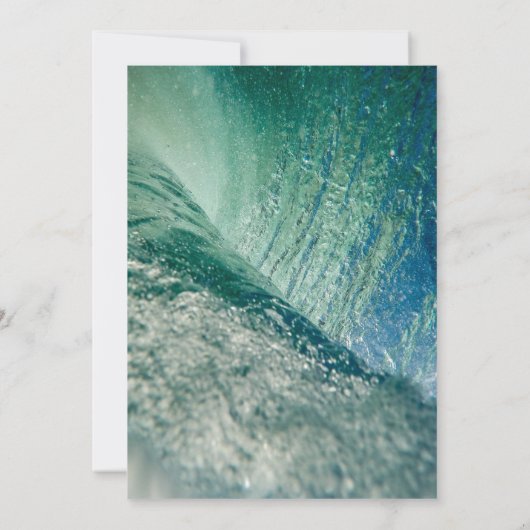 Einladung einer geschlechtsneutralen Ozeanwaage (Rückseite)