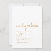 Einladung einer Hotter-Graduierungspartei (Vorderseite)