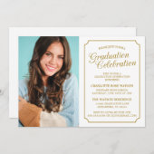 EINLADUNG EINER KLASSISCHEN CHIC-ELEGANTEN SCHULAB (Vorne/Hinten)